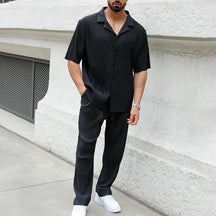 Fino Herren Set | Bequemer Baumwollmix, Casual Outfit für Männer