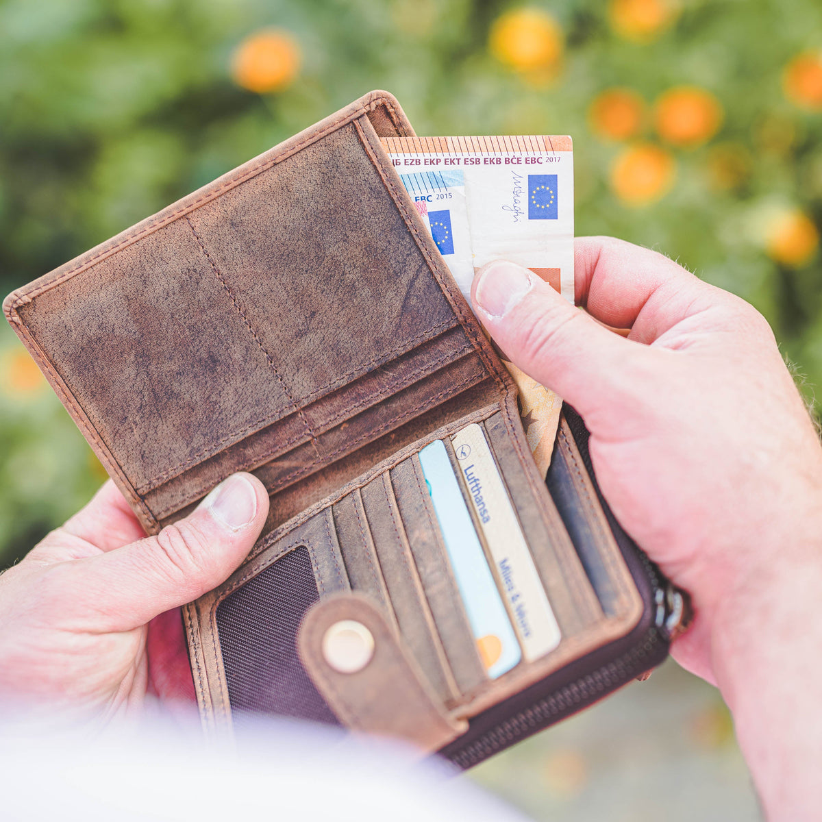 Mittlelgroße Gelbörse Gigi