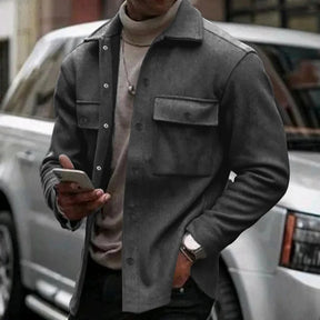 Gero Herrenjacke | Fleece, Retro Design für Winter