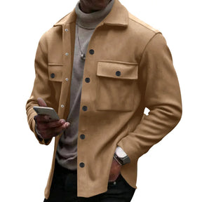 Gero Herrenjacke | Fleece, Retro Design für Winter