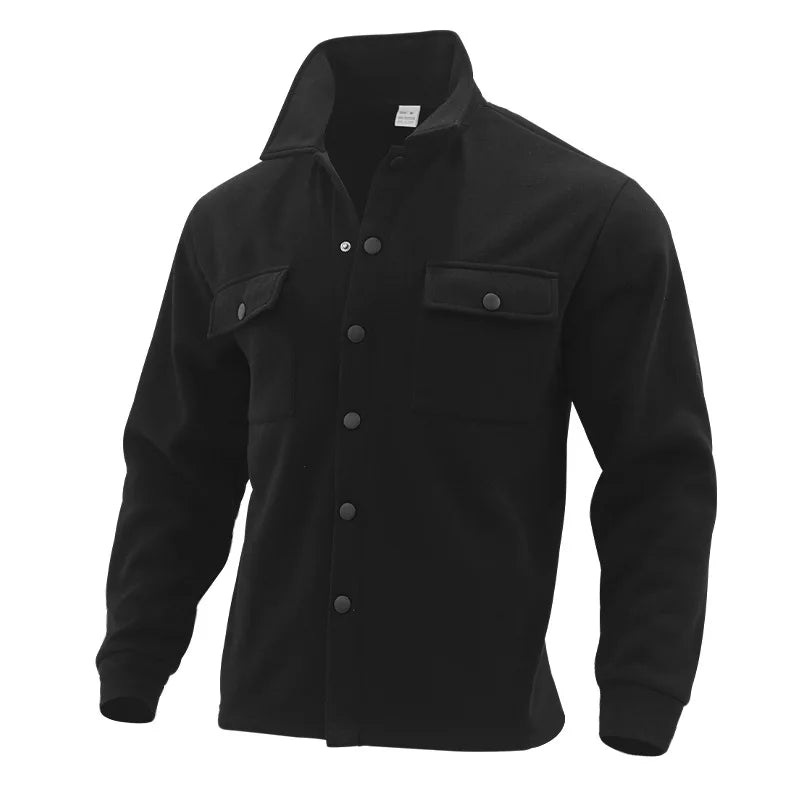 Gero Herrenjacke | Fleece, Retro Design für Winter