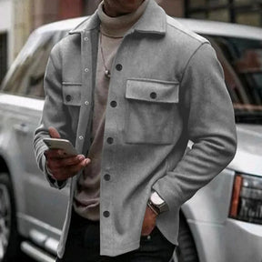 Gero Herrenjacke | Fleece, Retro Design für Winter