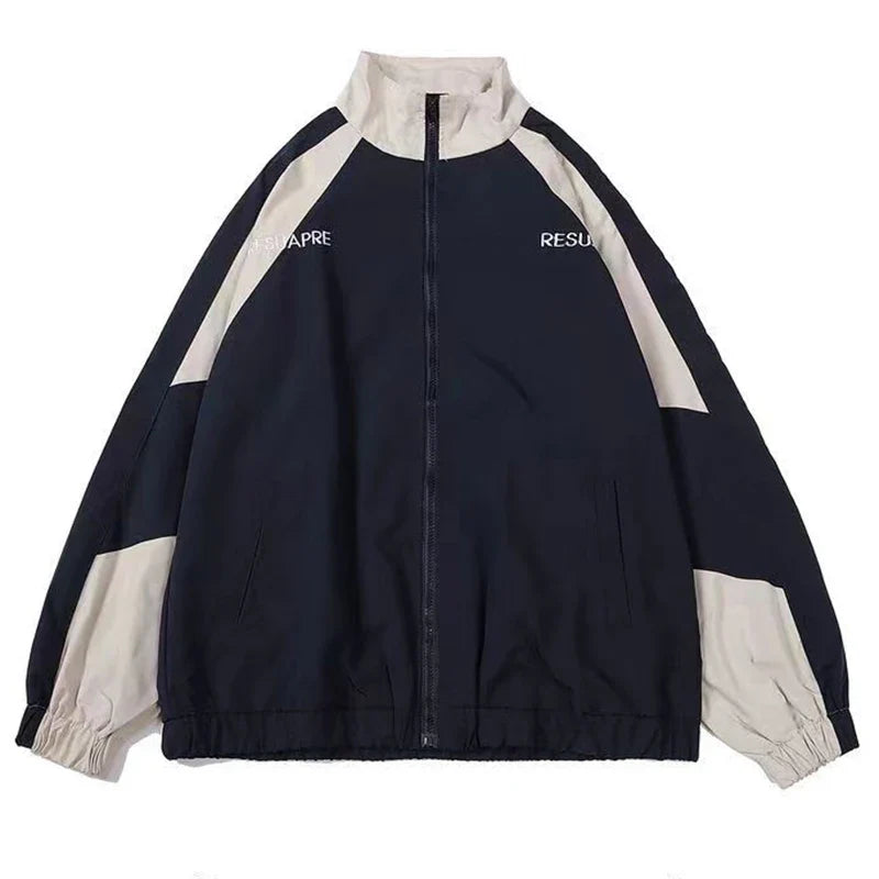 Hype Herrenjacke | Patchwork Design, Windbreaker
