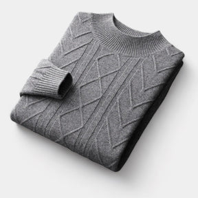 OLD MONEY Merino Wool Tressed Sweater