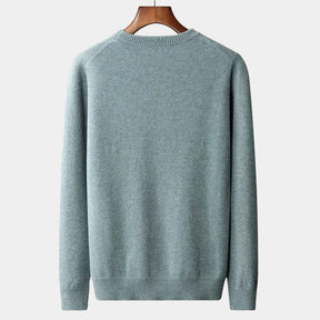 OLD MONEY Merino Wool Round Collar Sweater