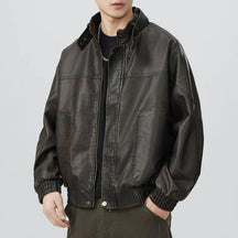 Jiro Herren Motorradjacke | Vintage Leder, Streetwear Style