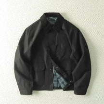 Juno Herren Jacke | Bomberjacke mit Turndown-Kragen, Casual Stil