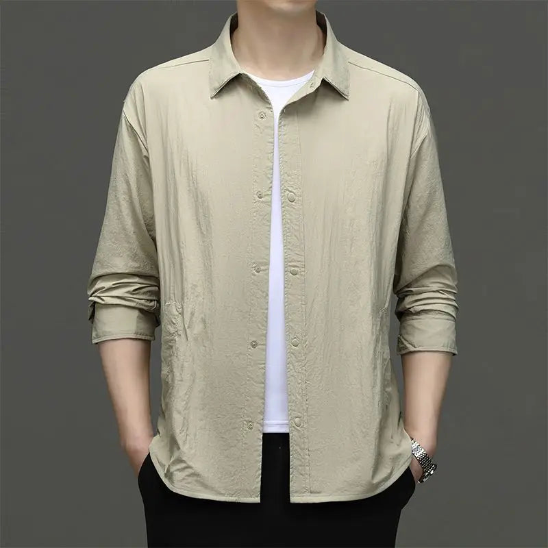 Juri Herren Jacke | Modisches Spleißdesign, Lässiger Baumwollmix