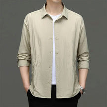 Juri Herren Jacke | Modisches Spleißdesign, Lässiger Baumwollmix