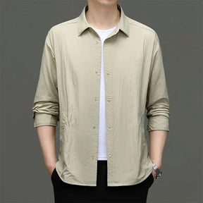 Juri Herren Jacke | Modisches Spleißdesign, Lässiger Baumwollmix