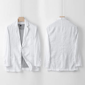 Lino Herrenanzugjacke | 100% Leinen, Atmungsaktiv und Elegant