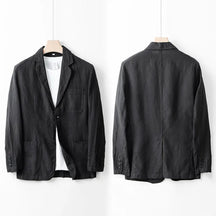 Lino Herrenanzugjacke | 100% Leinen, Atmungsaktiv und Elegant