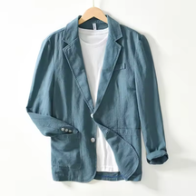 Lino Herrenjacke | 100% Baumwolle, Leicht und Atmungsaktiv
