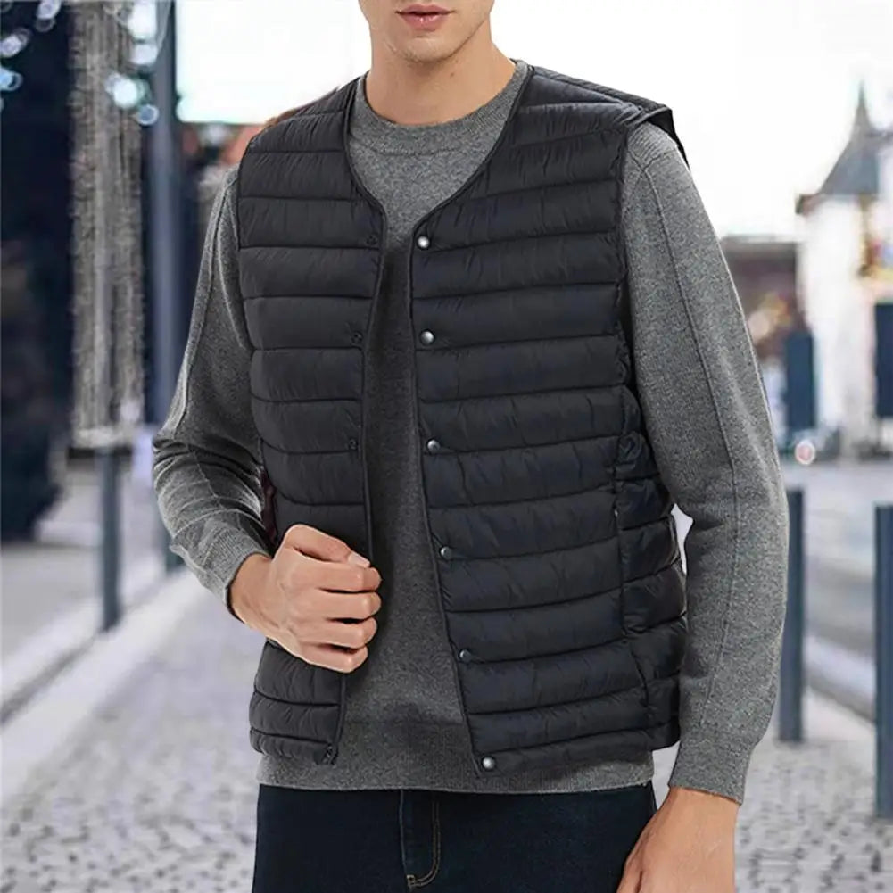 Lumi Herren Weste | Leichtes Polyester, Winddicht, Ärmellos