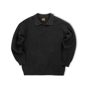 Maden Herren Poloshirt Langarm | Weicher Baumwollmix, Retro Design