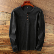 Mavi Herren Langarmshirt | Thermo-Waffelstrick, Klassisches Design
