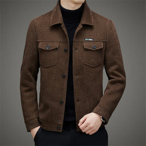 Max Herren Mantel Lang | Hochwertiges Reversdesign, Vielseitig und Elegant