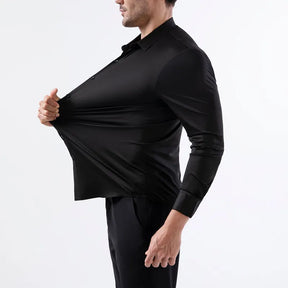 Max Herren Ultra-Stretch Hemd | Langarm, Hochwertig und Bequem