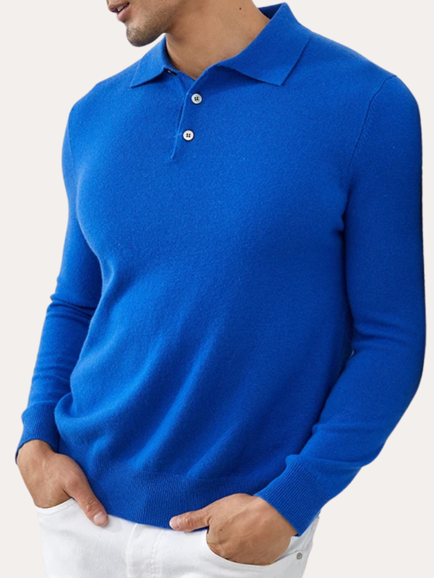 Herren Polo Pullover - Luxuriöser Komfort und Stil