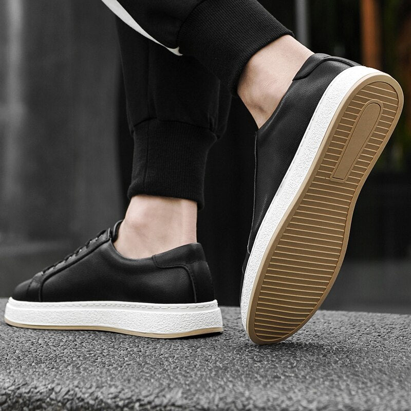 Herren Leder Freizeitschuhe