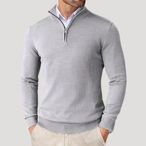 Herren Halbzip-Strickpullover - Smart Casual Strickmode