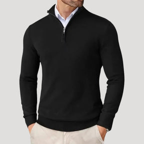 Herren Halbzip-Strickpullover - Smart Casual Strickmode
