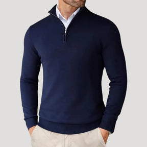 Herren Halbzip-Strickpullover - Smart Casual Strickmode