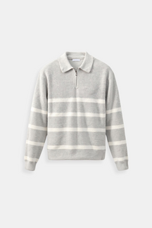 Herren Halbzip Strickpullover aus Wollmischung