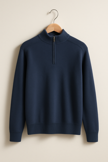 Herren Halbzip-Pullover – Strickpullover für kühle Tage
