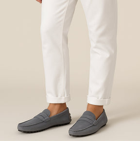 Herren Italienische Wildleder Slipper