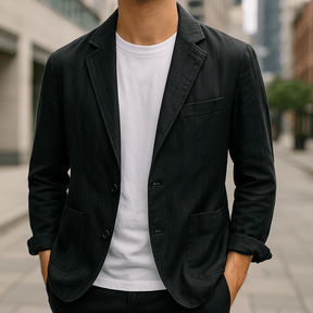 Herren Leinen Blazer – Maßgeschneiderte Leichte Jacke