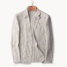 Herren Leinen Blazer Jacke für warmes Wetter