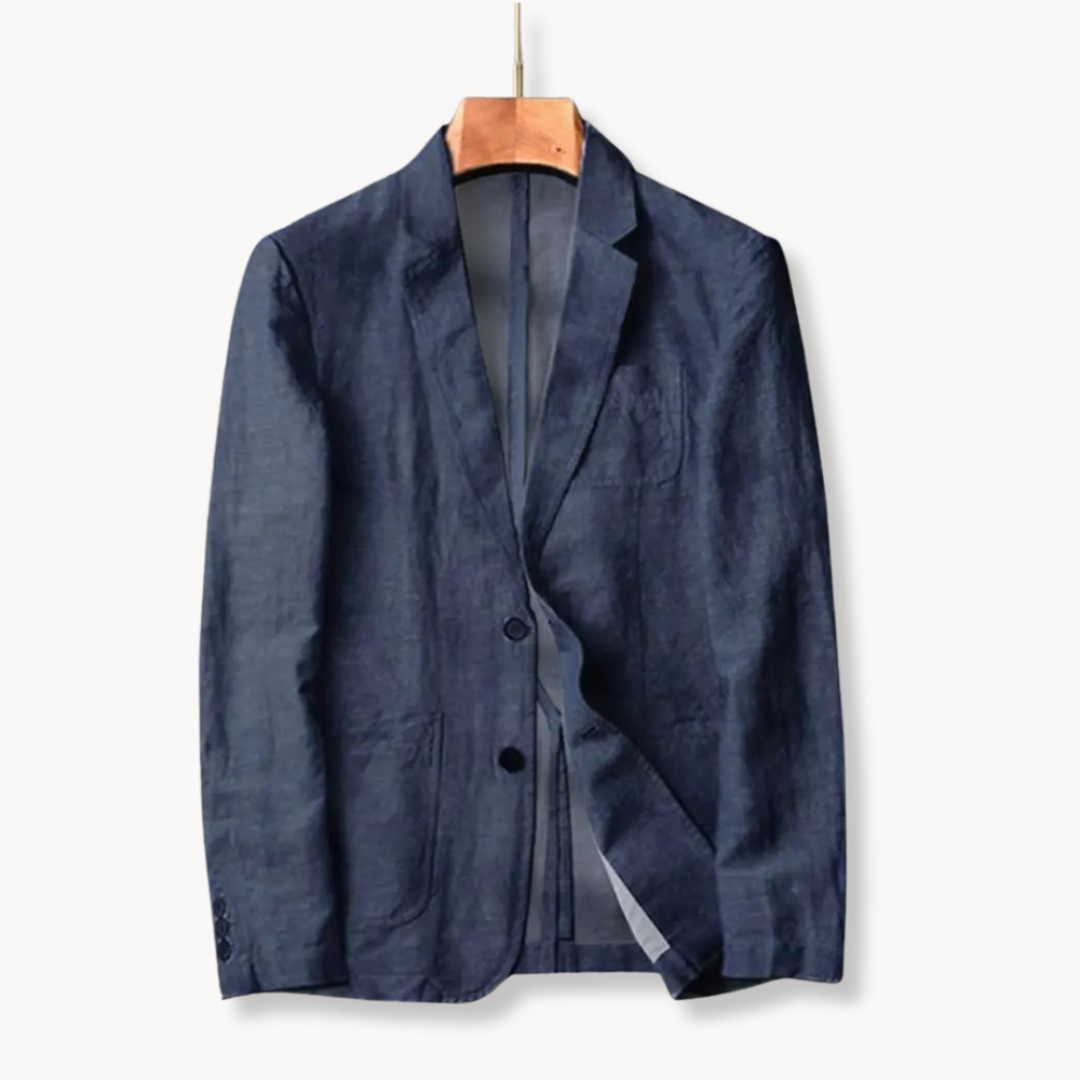 Herren Leinen Blazer Jacke für warmes Wetter