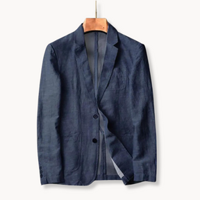 Herren Leinen Blazer Jacke für warmes Wetter