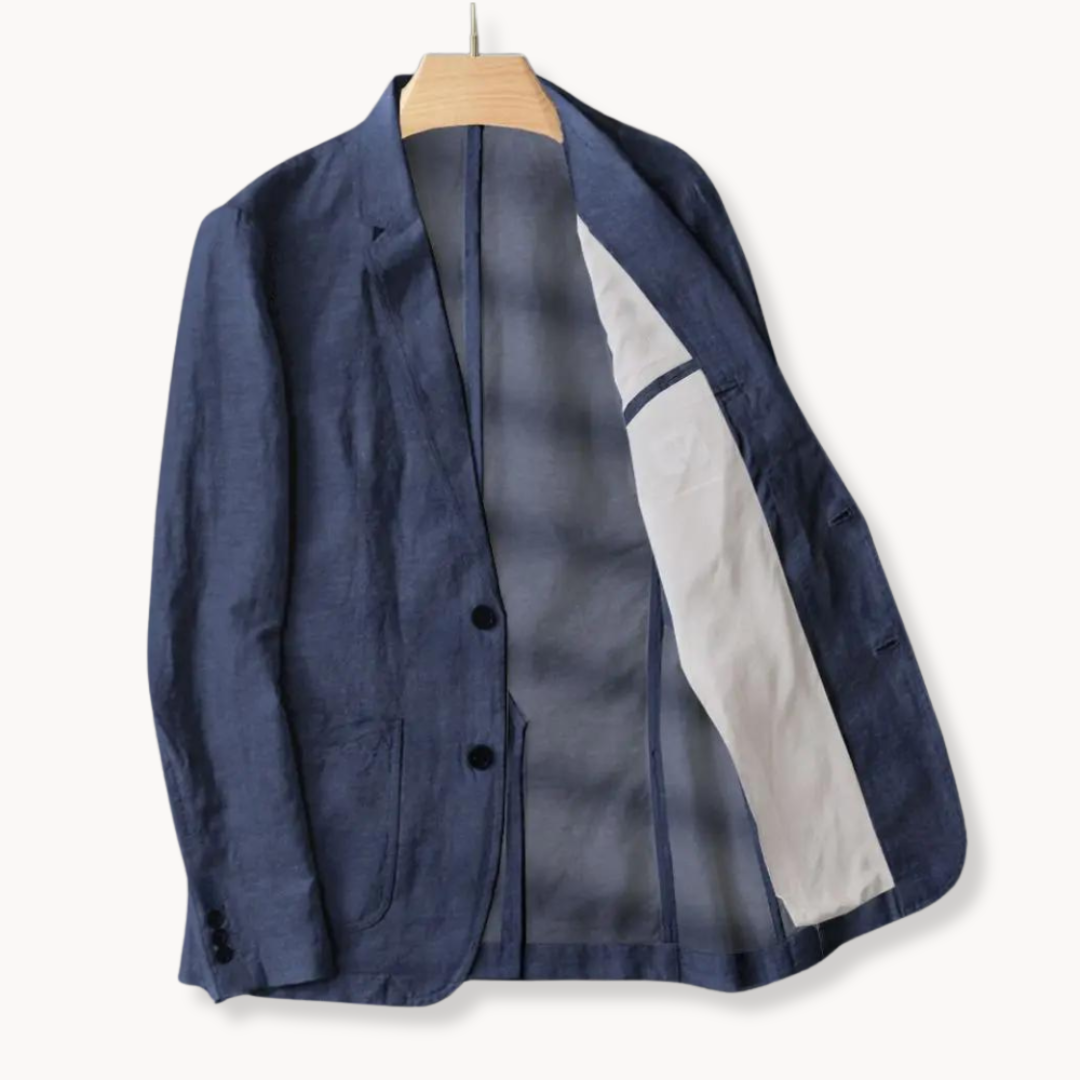 Herren Leinen Blazer Jacke für warmes Wetter