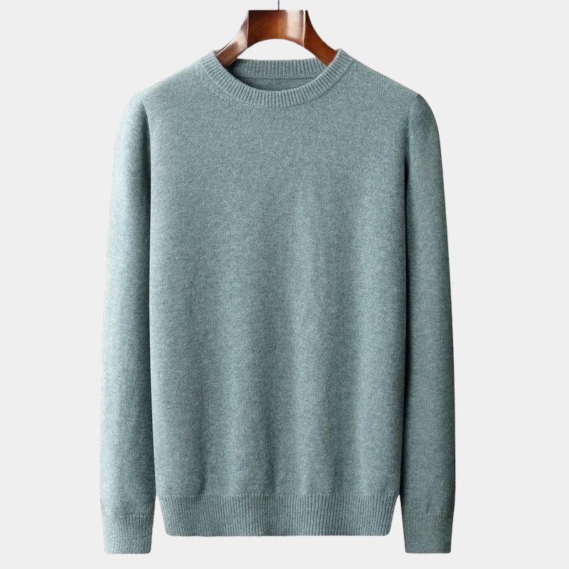 Herren Wollpullover – Rundhals Winterstrick