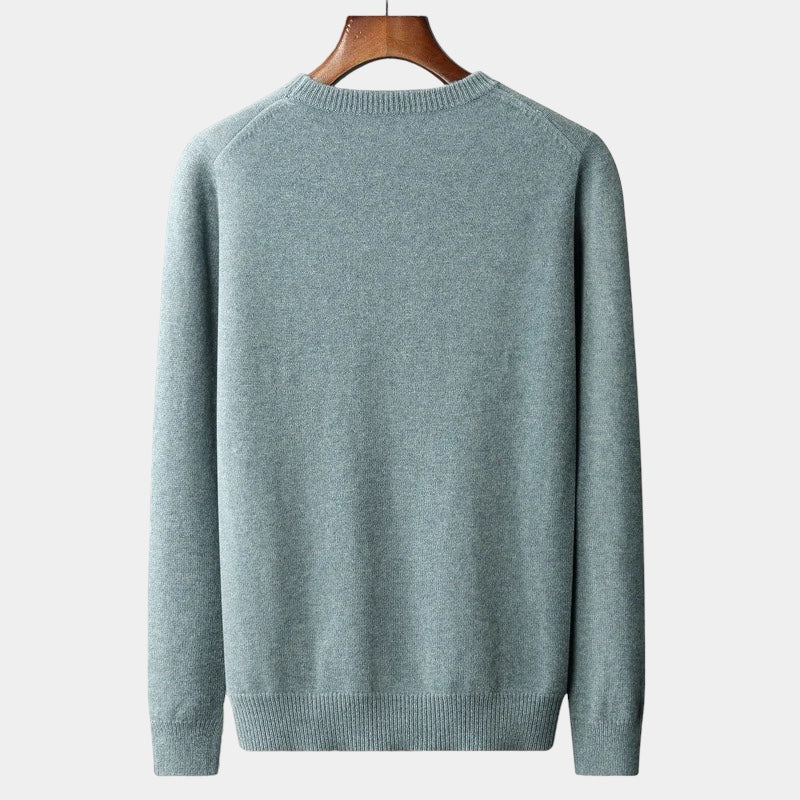 Herren Wollpullover – Rundhals Winterstrick