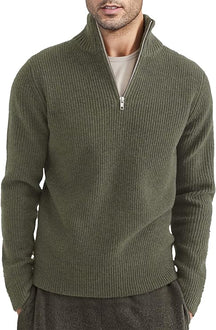 Herren Quarter Zip Pullover - Stilvolles italienisches Design