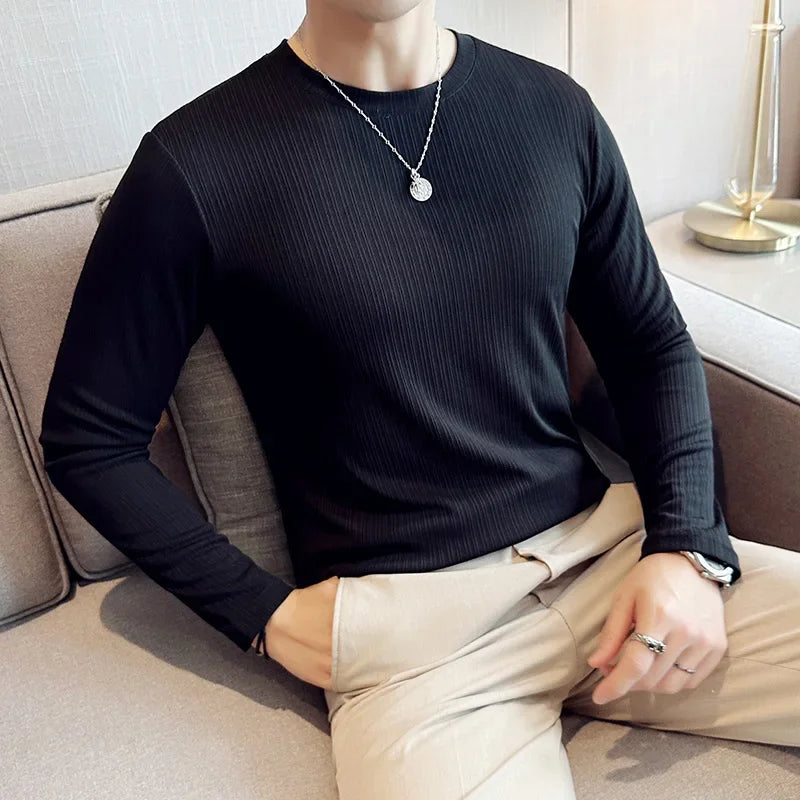 Herren Wollpullover