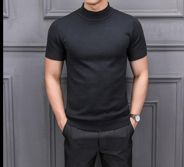 Herren Kurzarmpullover