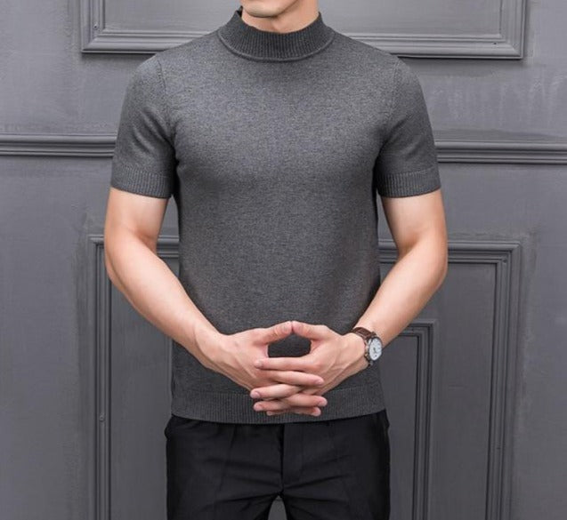 Herren Kurzarmpullover