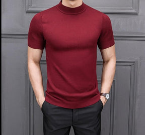 Herren Kurzarmpullover