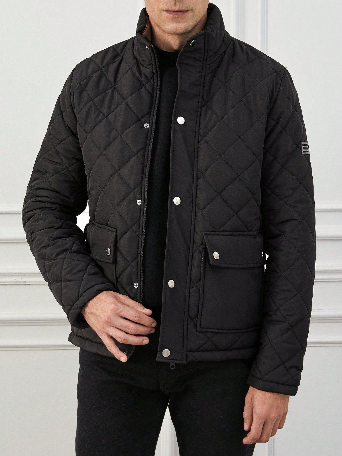 Männer Stepp-Puffermantel - Isolierte Winteroberbekleidung