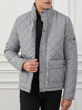 Männer Stepp-Puffermantel - Isolierte Winteroberbekleidung