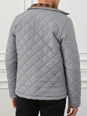 Männer Stepp-Puffermantel - Isolierte Winteroberbekleidung