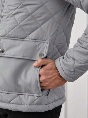Männer Stepp-Puffermantel - Isolierte Winteroberbekleidung