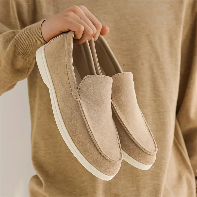 Herren Wildleder Slipper