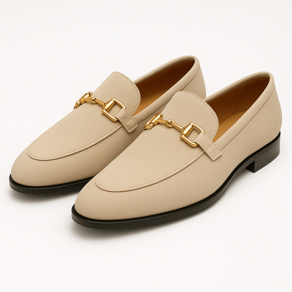 Herren Wildleder Penny Loafers - Bequeme Slipper