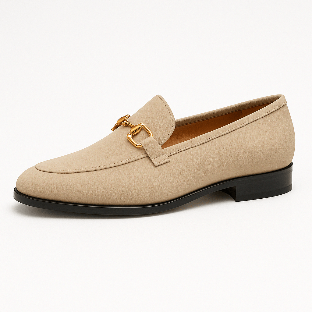 Herren Wildleder Penny Loafers - Bequeme Slipper