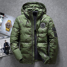 Herren Camouflage Winterjacke